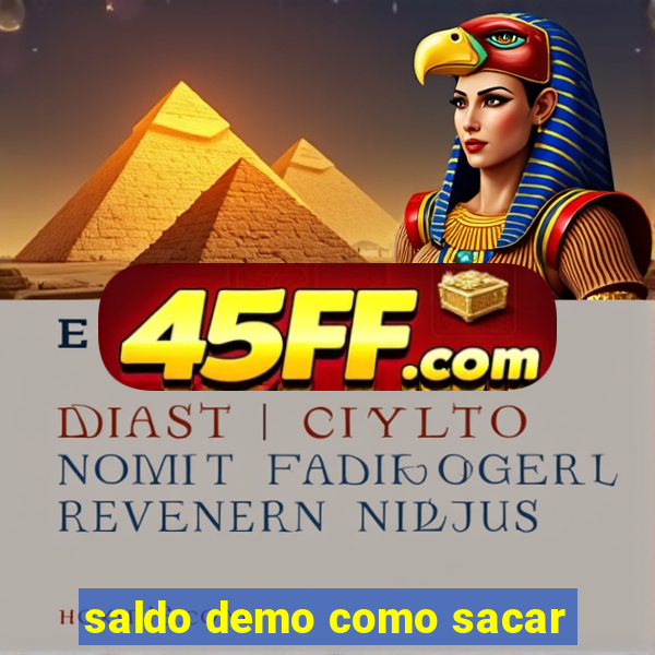 saldo demo como sacar